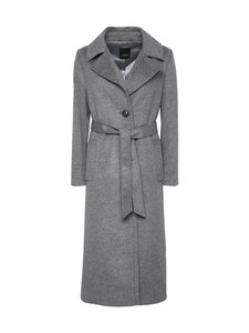 SAND Copenhagen - Villane mantel Clareta Belt Long - 160 SMOKY GREY | Stockmann