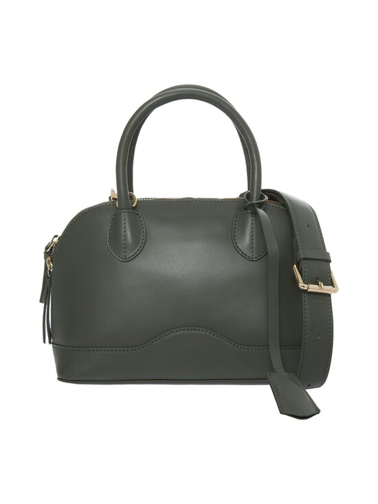 A+more - Helly Bowler ādas soma - FOREST GREEN | Stockmann - photo 1