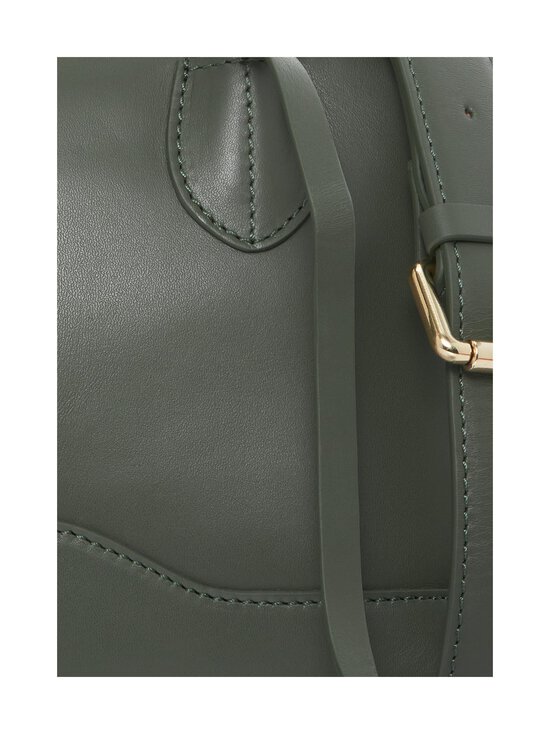 A+more - Helly Bowler ādas soma - FOREST GREEN | Stockmann - photo 4