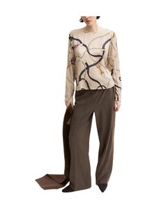 EMME - Emmeffetto-paita - 006 ECRU BUCKLES PRINT | Stockmann