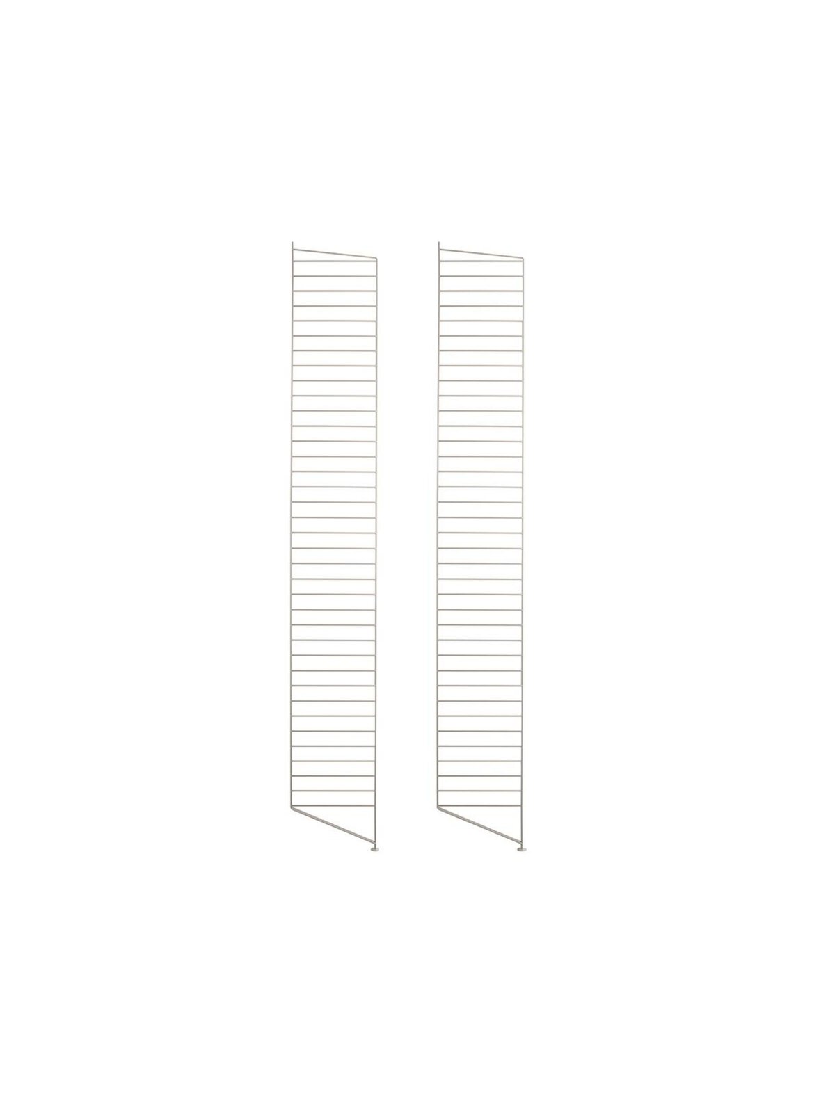 String system -lattiasivupaneelit 2 kpl beige 200 x 30 cm