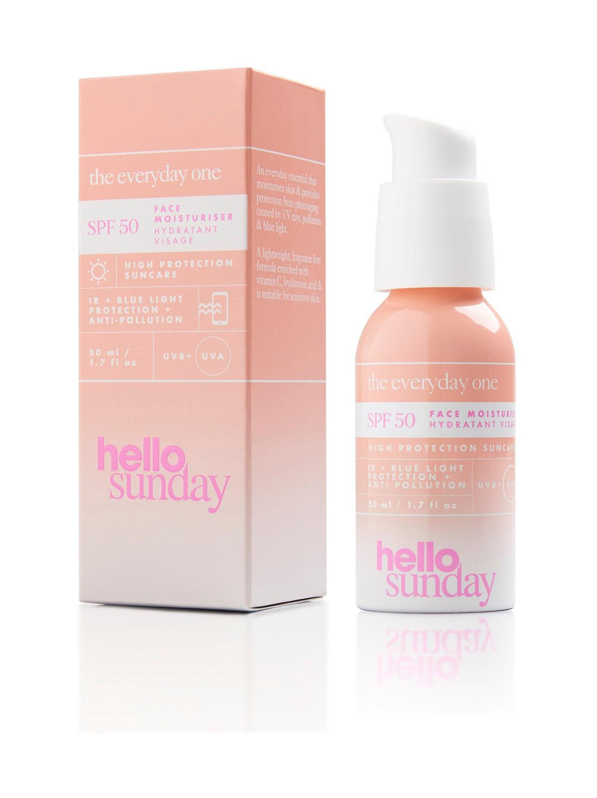 The everyday one Face moisturiser SPF50 -kosteusvoide 50 ml
