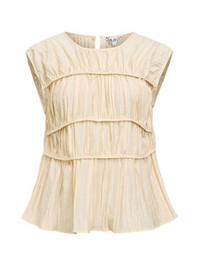 Object - T-krekls ObjMabel Brea O-Neck - MACADAMIA | Stockmann