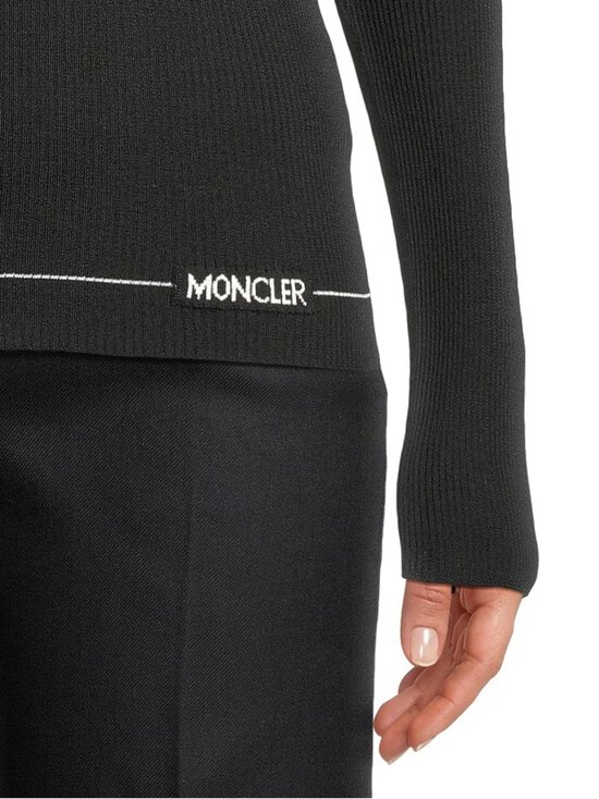 Moncler - T-Neck -neule - 999 BLACK - photo 4 Moncler - T-Neck -neule - 999 BLACK | Stockmann - photo 4