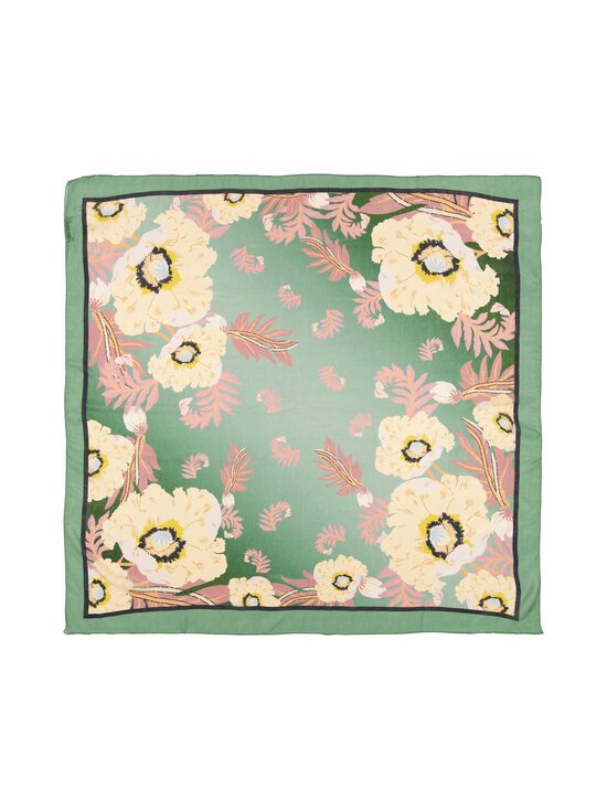 A+more - Jonna Silk Scarf 100 x 100 cm - GREEN - photo 2 A+more - Jonna Silk Scarf 100 x 100 cm - GREEN | Stockmann - photo 2