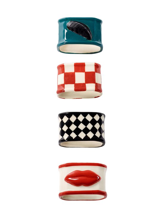 Serax - Lautasliinarengas 4 kpl - 999 MIX | Stockmann - photo 1