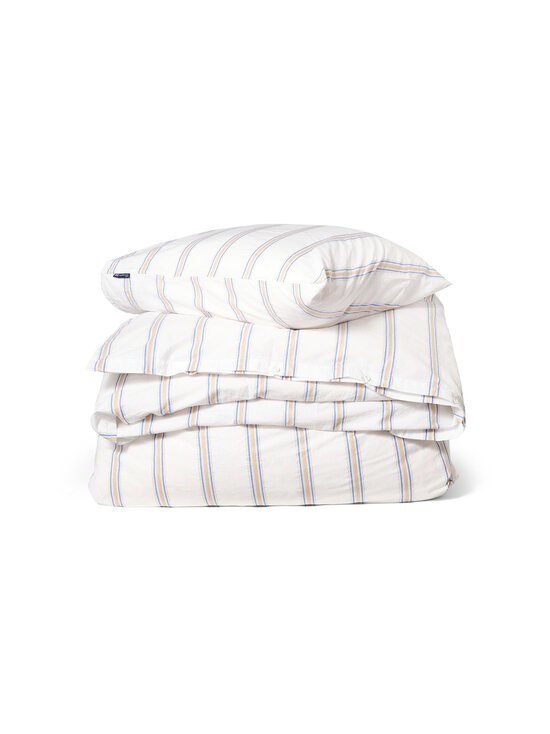 Lexington - Voodipesukomplekt Dobby Striped Percale - 1609 WHITE/BLUE/BEIGE | Stockmann - photo 1