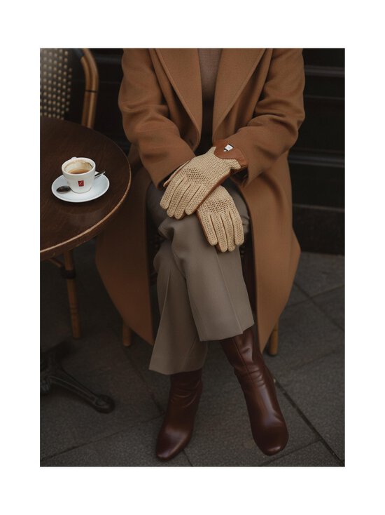 A+more - Crochet-käsineet - TAN/BEIGE | Stockmann - photo 6