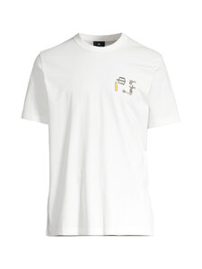 PS Paul Smith - Regular Fit Bike Parts t-paita - 02_OFF WHITE | Stockmann