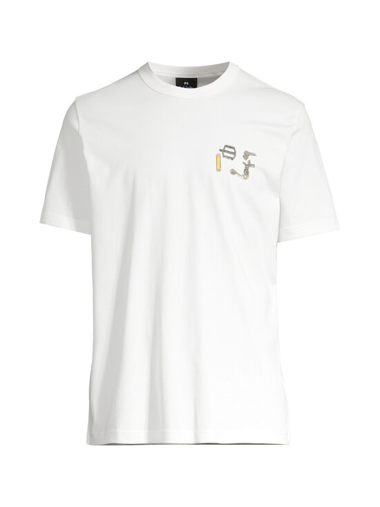 PS Paul Smith - Regular Fit Bike Parts t-paita - 02_OFF WHITE | Stockmann - photo 1