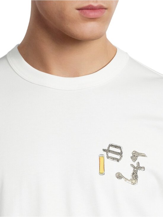 PS Paul Smith - Regular Fit Bike Parts t-paita - 02_OFF WHITE | Stockmann - photo 4