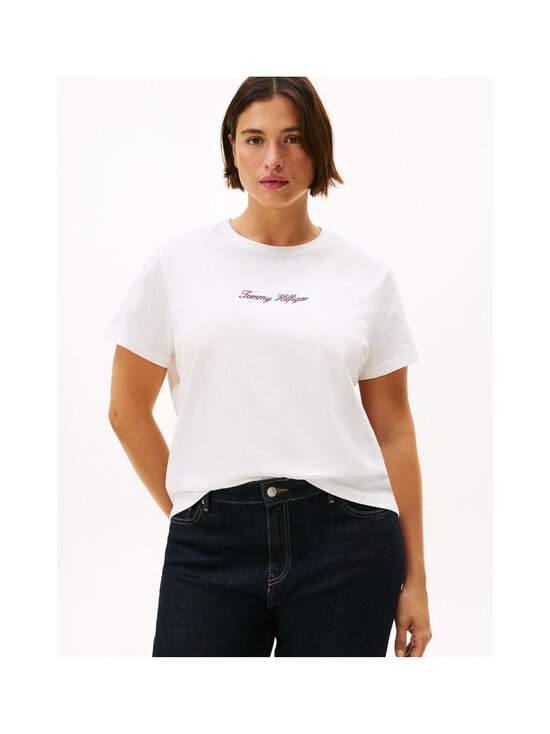 Tommy Hilfiger Curve - Classic Script t-krekls - YBL ECRU - photo 3 Tommy Hilfiger Curve - Classic Script t-krekls - YBL ECRU | Stockmann - photo 3