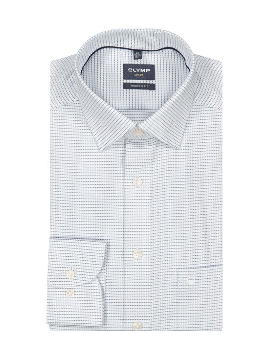 Olymp - Modern Fit Structure Check krekls ar apkakli - 11 BLEU | Stockmann - photo 1