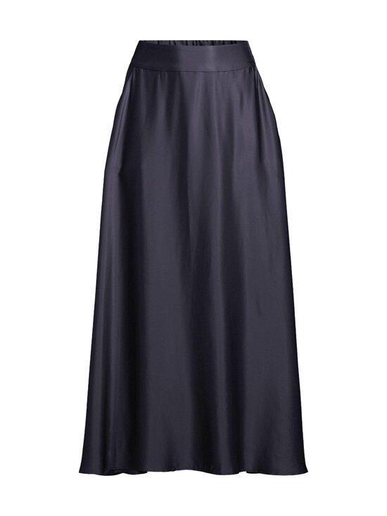 ESSENTIALS by Stockmann - Alice- pitkä satiinihame - DK.NAVY | Stockmann - photo 1
