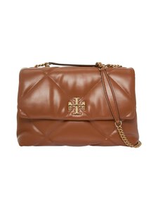 Tory Burch - Nahkkott Kira Diamond Quilt Convertible - 204 CLASSIC CHESTNUT | Stockmann
