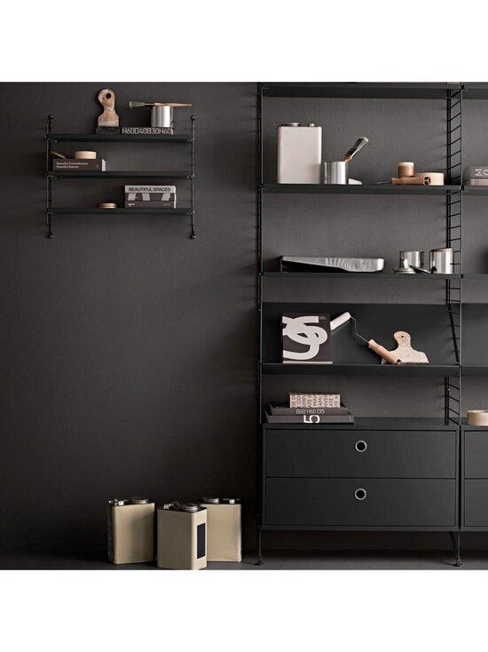 String Furniture - String-lattiasivupaneeli tummanharmaa 200 x 30 cm - GREY | Stockmann - photo 2