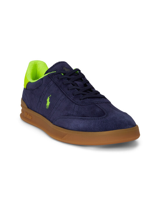 Polo Ralph Lauren - Aera Low brīvā laika apavi - 002 NAVY/SAFETY YELLOW | Stockmann - photo 4