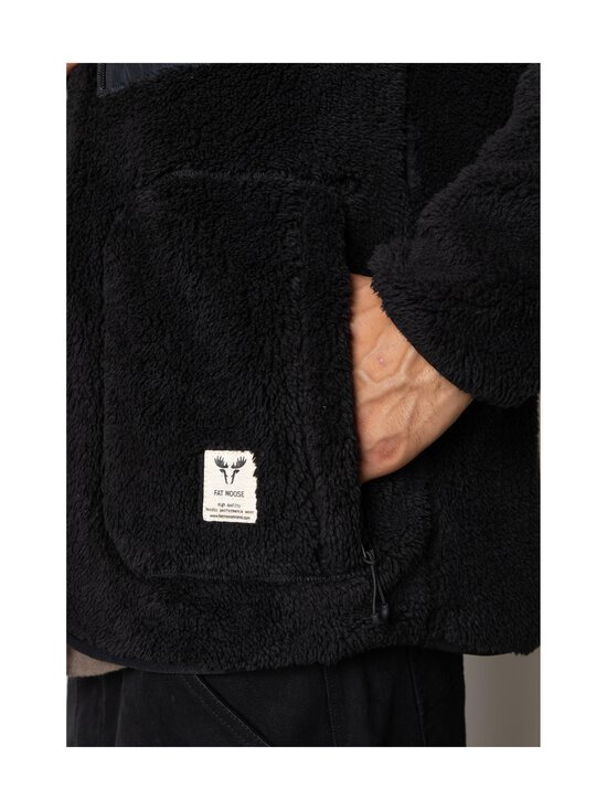 Fat Moose - Wood Fleece -takki - BLACK/BLACK | Stockmann - photo 7