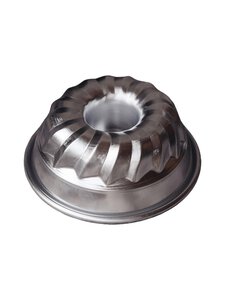 Italo Ottinetti - Fluted- alumiinen kakkuvuoka 11 x 11 x 4,5 cm - SILVER | Stockmann