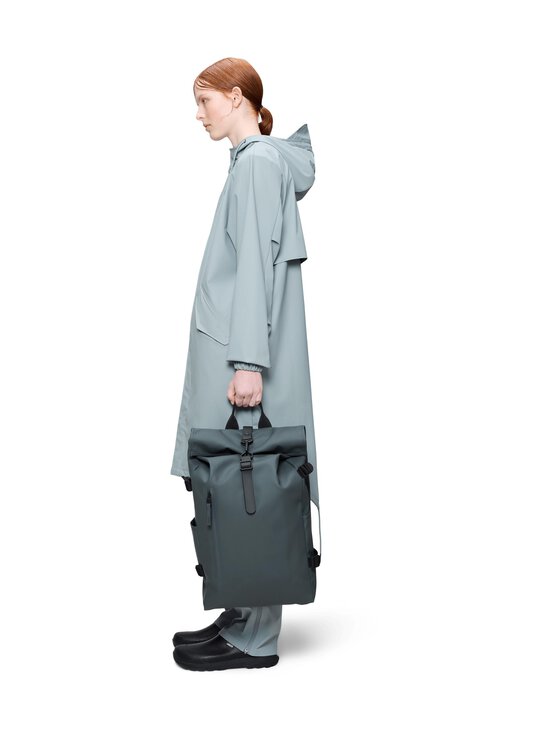 Rains - Rolltop Rucksack Large W3 mugursoma - 153 DARK GREY | Stockmann - photo 4