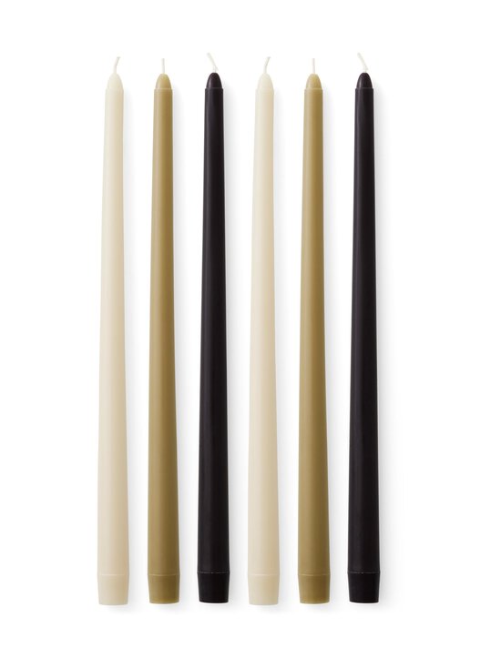 Audo Copenhagen - Spire Smooth Tapered -kynttilät 6 kpl - OLIVE, GREEN, 2325;UMBER, BROWN, 412;WARM GREY, GREY, WARM GRAY 2 - photo 1 Audo Copenhagen - Spire Smooth Tapered -kynttilät 6 kpl - OLIVE, GREEN, 2325;UMBER, BROWN, 412;WARM GREY, GREY, WARM GRAY 2 | Stockmann - photo 1
