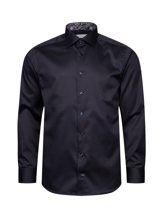 Contemporary Fit Paisley Effect Signature Twill krekls ar apkakli