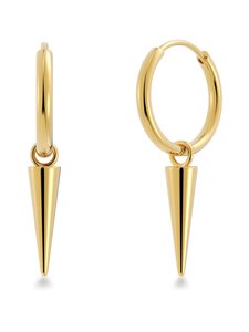 Edblad - Peak Hoops Gold Earrings - GOLD | Stockmann
