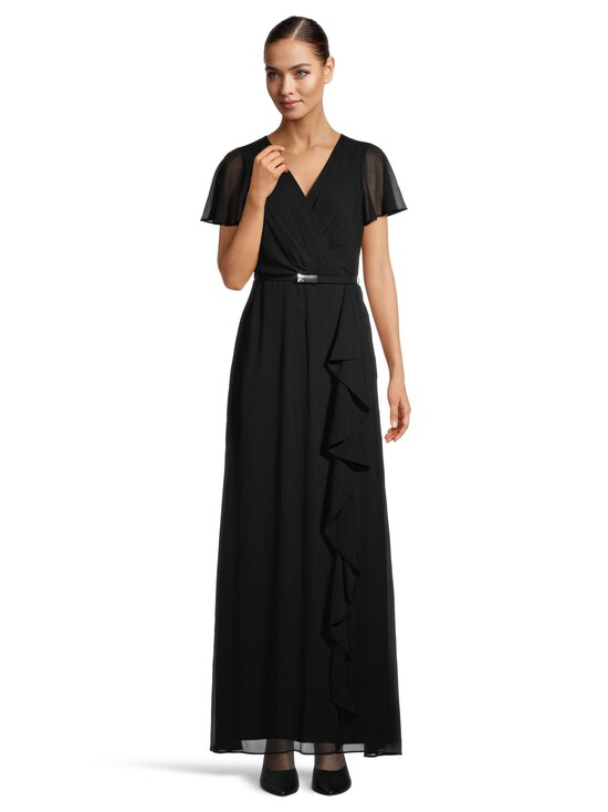Lauren Ralph Lauren - Georgette Flutter-Sleeve Gown kleita - BLACK - photo 2 Lauren Ralph Lauren - Georgette Flutter-Sleeve Gown kleita - BLACK | Stockmann - photo 2