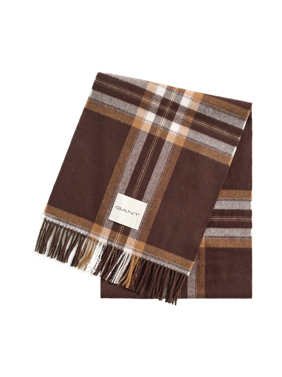 GANT - Tartan Check -villahuivi - 202 DEEP BROWN | Stockmann - photo 1