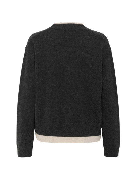 MY ESSENTIAL WARDROBE - MWTracy adīta vilnas jaka - 170 DARK GREY MELANGE | Stockmann - photo 2