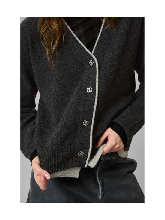 MY ESSENTIAL WARDROBE - MWTracy adīta vilnas jaka - 170 DARK GREY MELANGE | Stockmann - photo 3