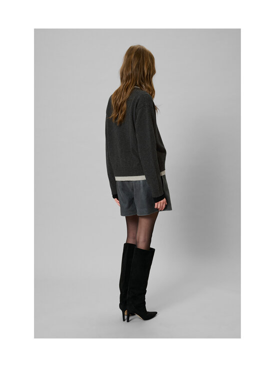 MY ESSENTIAL WARDROBE - MWTracy adīta vilnas jaka - 170 DARK GREY MELANGE | Stockmann - photo 5