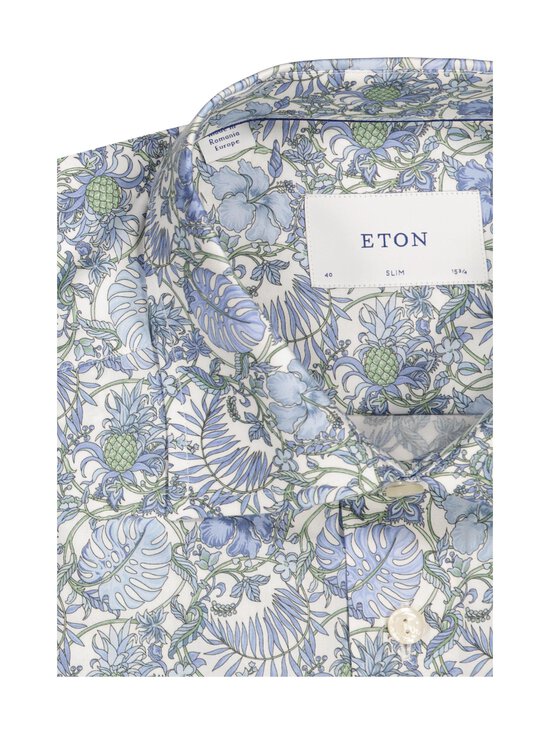 Eton - Slim Fit Floral Signature krekls ar apkakli - 65 MID GREEN | Stockmann - photo 2