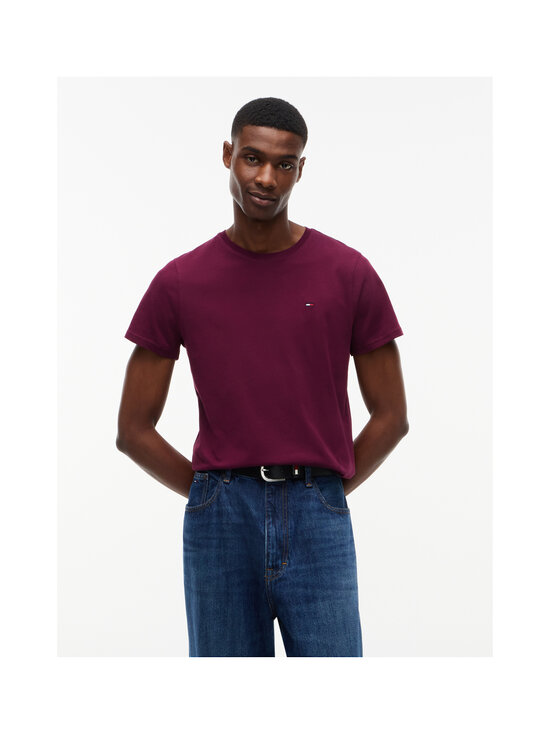 Tommy Jeans - Xslim Jersey t-krekls - V11 CALYPSO BERRY | Stockmann - photo 3