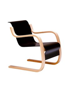Artek - Nojatuoli 42 - KOIVU,MUSTA Artek - Nojatuoli 42 - KOIVU,MUSTA | Stockmann