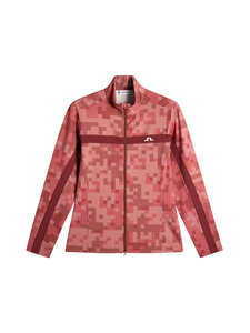 J.Lindeberg - Jakk Bridger Tour Print Mid Layer - S242 TOUR 26 TONAL PINK L | Stockmann
