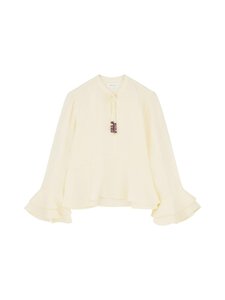 Skall Studio - Frigga flounce -paita - BUTTERMILK | Stockmann