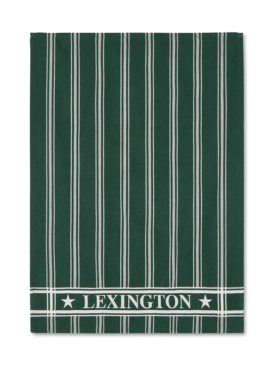 Lexington - Cotton Jacquard -keittiöpyyhe 50 x 70 cm, 2 kpl - 8550 GREEN/WHITE | Stockmann - photo 1