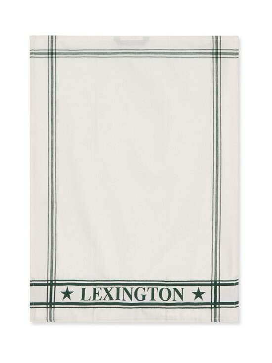 Lexington - Cotton Jacquard -keittiöpyyhe 50 x 70 cm, 2 kpl - 8550 GREEN/WHITE | Stockmann - photo 3