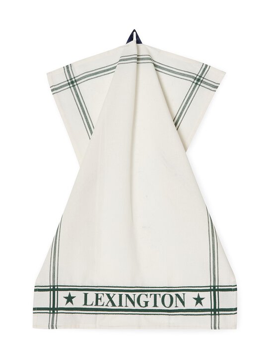 Lexington - Cotton Jacquard -keittiöpyyhe 50 x 70 cm, 2 kpl - 8550 GREEN/WHITE | Stockmann - photo 4
