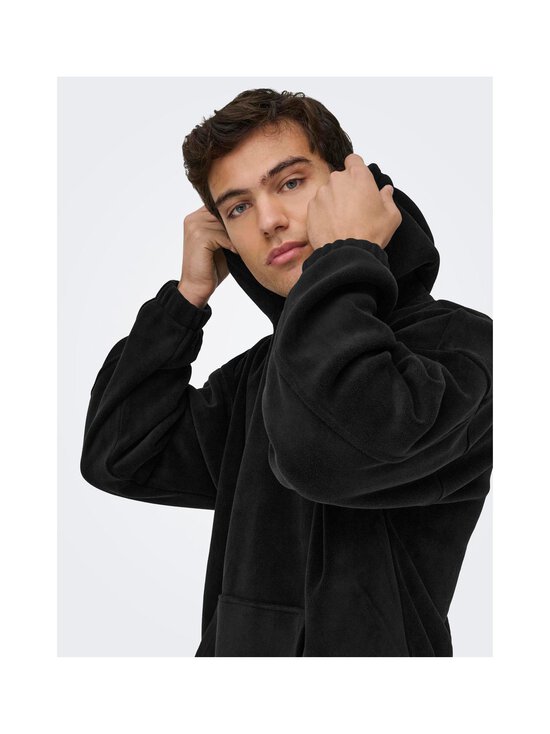 Only & Sons - OnsLes Classiques džemperis ar kapuci - JET BLACK DETAIL:NO LOGO | Stockmann - photo 7