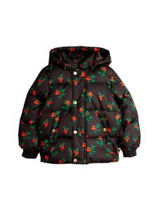 Mini Rodini - Lingonberries Hooded -toppatakki - 99 BLACK | Stockmann
