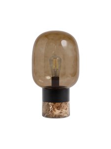 BoConcept - Stockholm-pöytävalaisin - LÄPINÄKYVÄ,MUSTA,RUSKEA | Stockmann