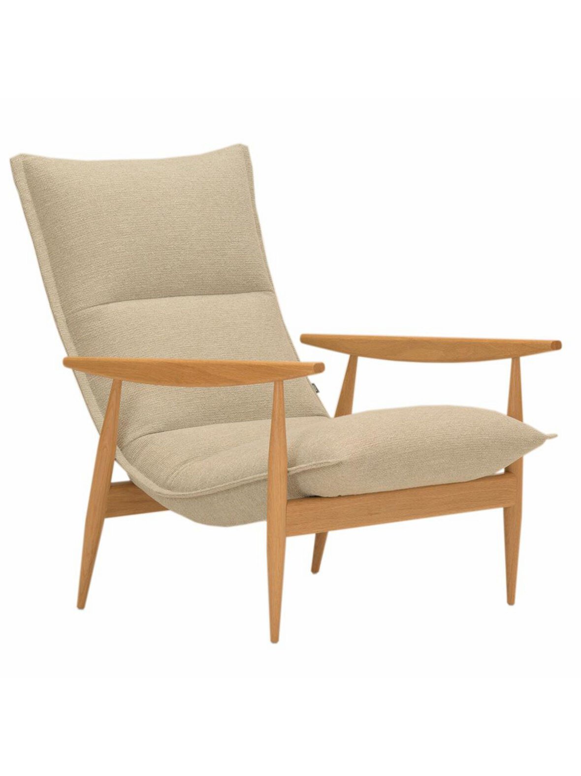 Tao-nojatuoli verso-kangas 109 beige / tammi