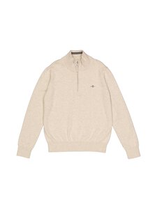 GANT - Shield-puuvillaneule - 291 LIGHT BEIGE MELANGE GANT - Shield-puuvillaneule - 291 LIGHT BEIGE MELANGE | Stockmann