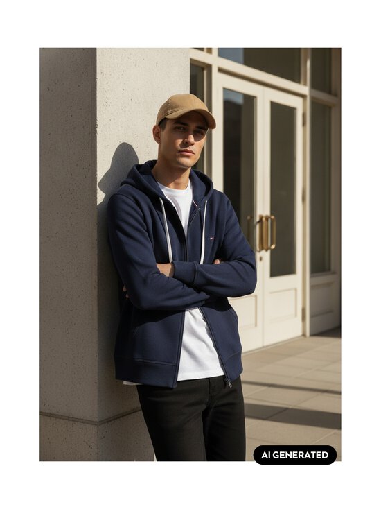 Tommy Hilfiger - Essential Fleece -huppari - DW5 NAVY BLUE | Stockmann - photo 6