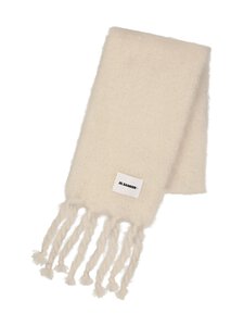 Jil Sander - Plain Mohair -kaulahuivi - 100 WHITE | Stockmann