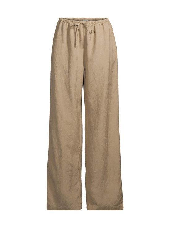 NOOM - Amelie Wide Leg -pellavasekoitehousut - BEIGE | Stockmann - photo 1