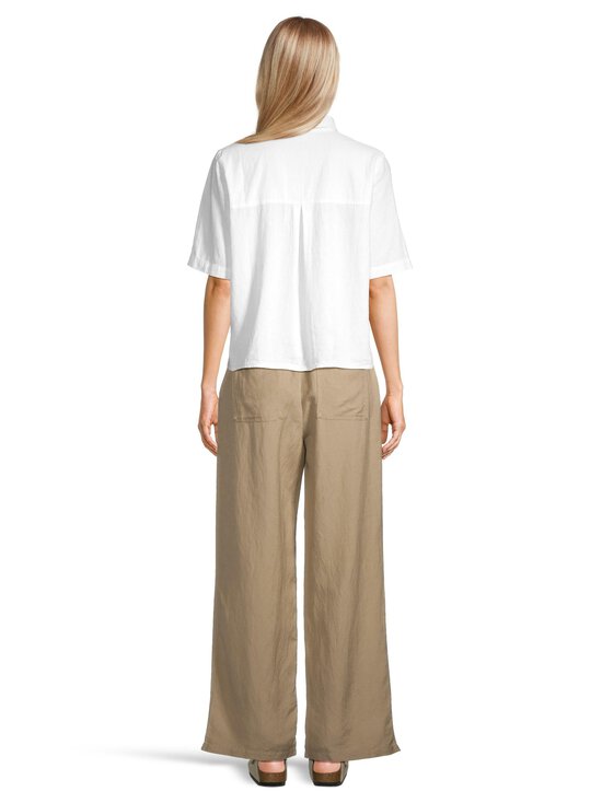 NOOM - Amelie Wide Leg -pellavasekoitehousut - BEIGE | Stockmann - photo 4