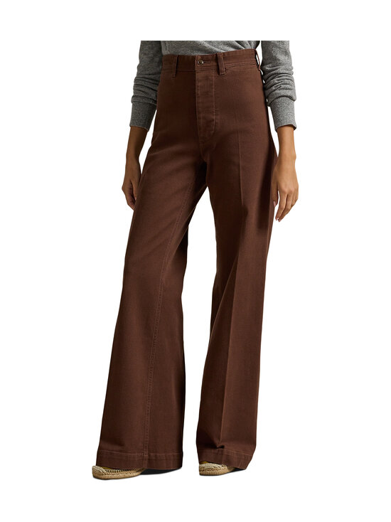 Polo Ralph Lauren - Woven Flare -housut - BROWN | Stockmann - photo 2